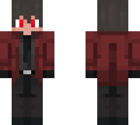 me in red jacket