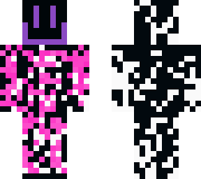 purple smile pink splatter