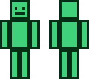 every youtubers skin now days( green)