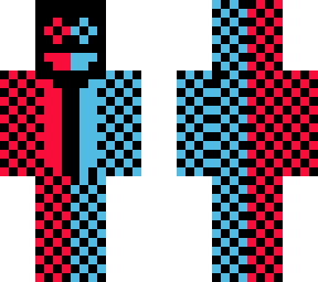 fire and ice pixel man