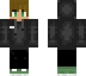 guy black hoodie
