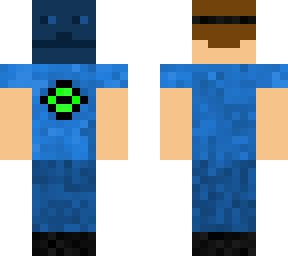 blue dog mask guy