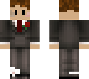 businessman with rose