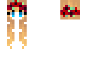female hb - long blonde w/ poppy crown