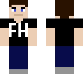futuristichub skin with black shirt