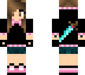 pink warrior girl