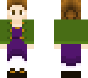 purple dress