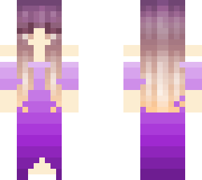 purple gradient dress