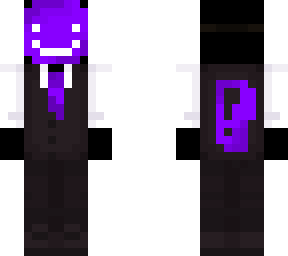 smiling purple elegant mask