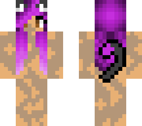 sprinkles the cat from aphmau as a human skin base