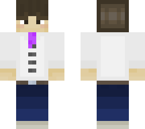 suit purple tie brown hair 1