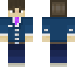 suit purple tie brown hair 2