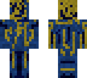 the blue man