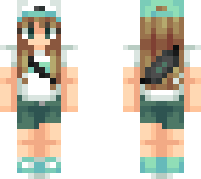 allison gilmore - mint summer with belt bag (new shading, fixed hat)