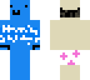 blue costume