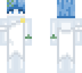blue god with greenery (original)