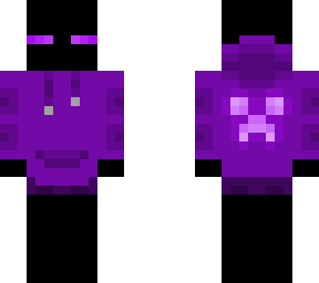 enderman with creeper-hoodie