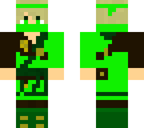 green ninja with lloyd