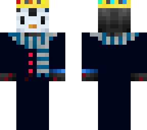 penguin is suit(crown and bracelet not mine)