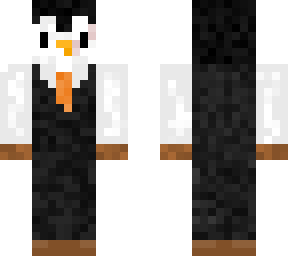 penguin with suit