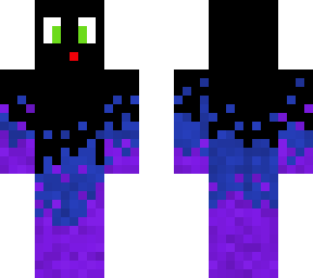 cool looking purple and blue overlayed black -with fire- man thing :d