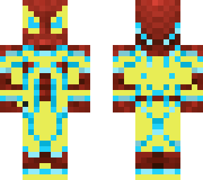 golden neon iron spider