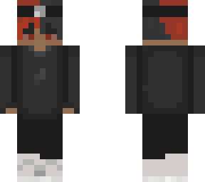 red and gray ninja | my first aesthetic skin