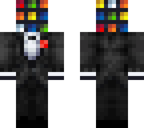 rubix cube in tux