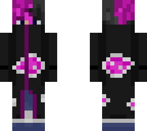 skin  in akatsuki look (pink hair)