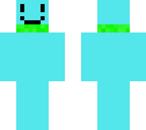 skin hellblau