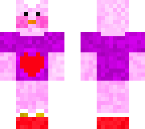 the pink  duck