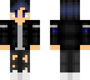 black and blue