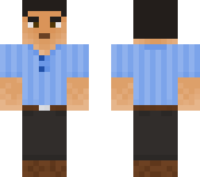 blue polo clean shaven
