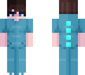 cyan dino onsie - skin request