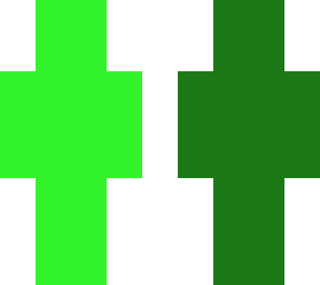 green blue green