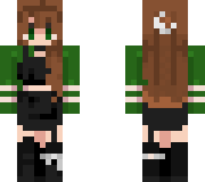 green outfit
