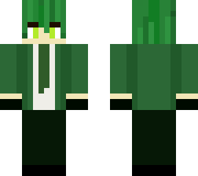 green suit