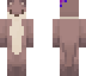 not mine, otter with bi***ual flag bow