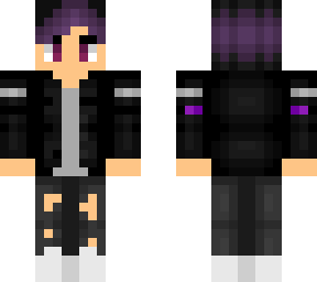 purple and black