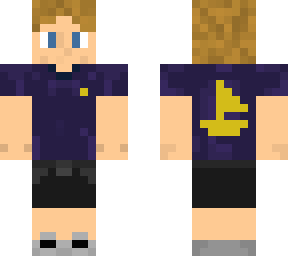 purple shirt with a sail boat on the back