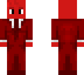 red man red suit