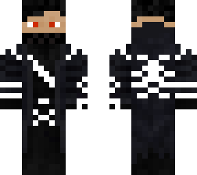 skull ninja hair