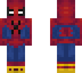 spiderman with yellow crocs