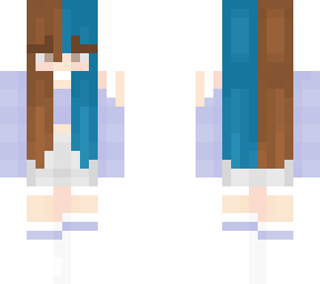 blue and shorts