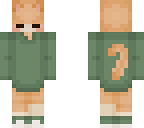 cat in green