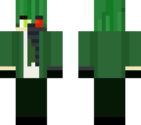 green suit cyborg