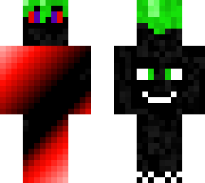 red and green monster