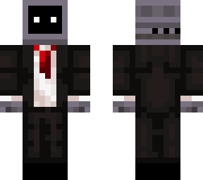 tv head in a suit