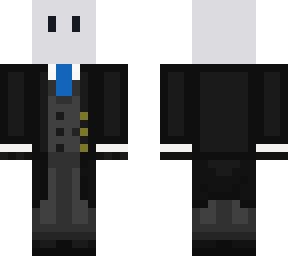 white blob in suit
