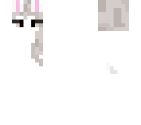 [hb] ash hair with bunny ears and tail